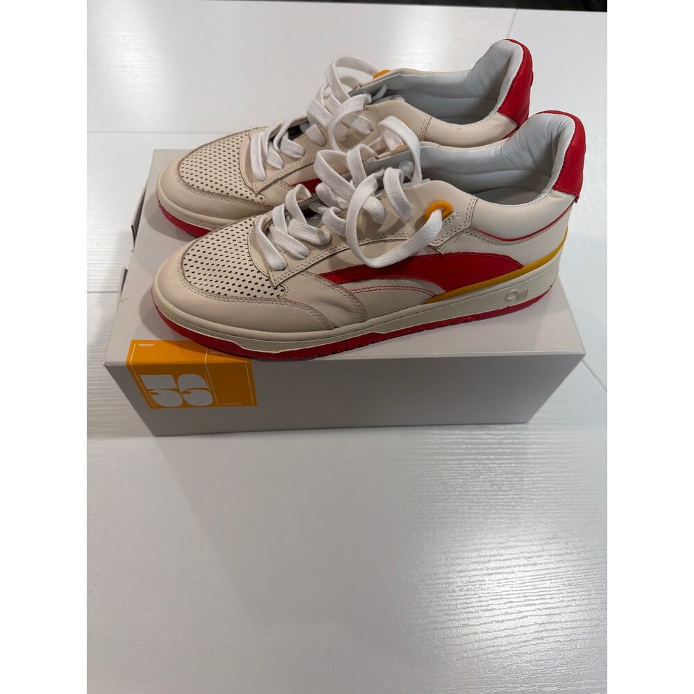 NIB Oncept Preston Sneaker Retro Red Mod. 036 Playoff FW24 Size 10 - Picture 2 of 14